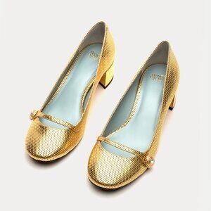 Gaga Pump Leather - Gold